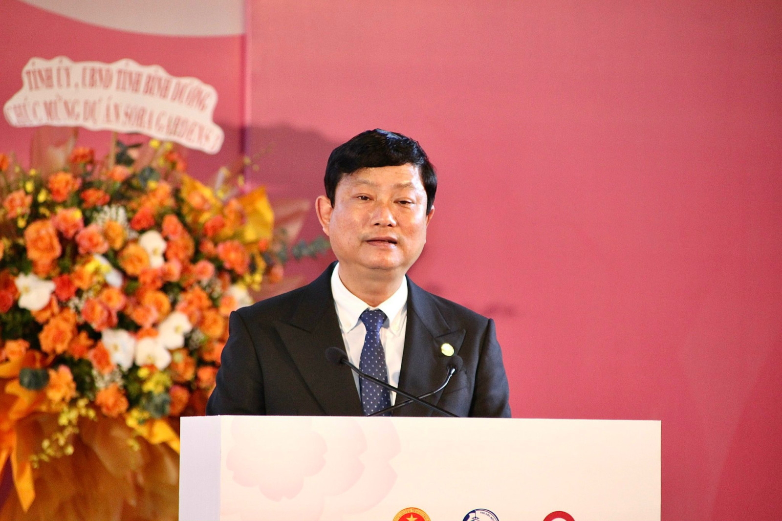 Đồng chí Võ Văn Minh - Chủ tịch UBND tỉnh Bình Dương phát biểu tại Sự kiện kiện 